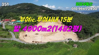 부여ic,부여시내 15분거리 야산아래 밭 [로또부동산]
