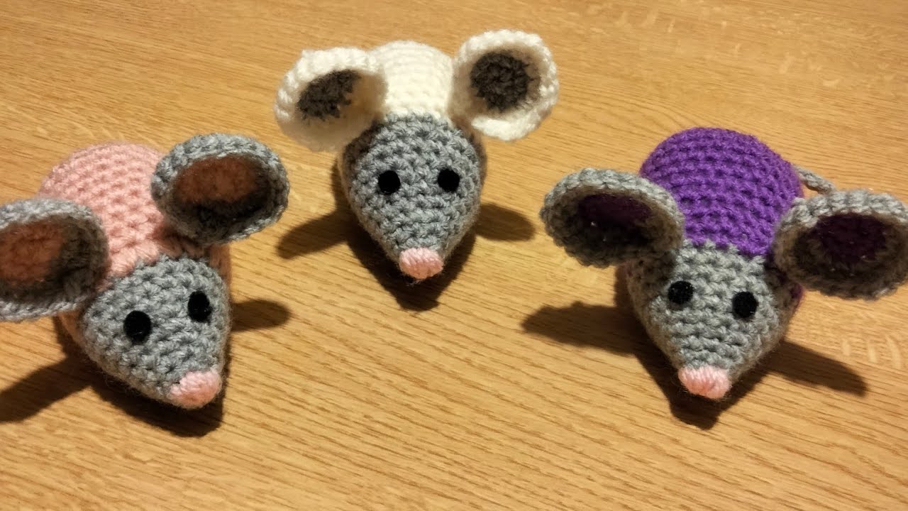 Maus häkeln....mouse crochet
