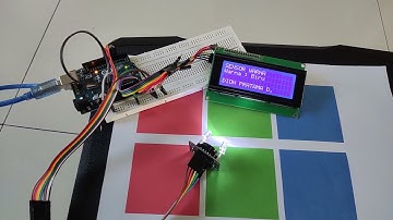 Sensor warna menggunakan TCS 3200 dan Display LCD dengan Arduino