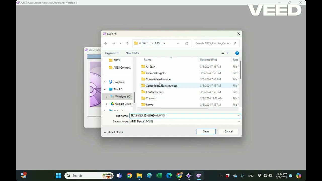 How to upgrade ABSS data file (English)