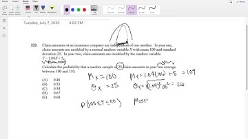 SOA Exam P Question 223 | Central limit theorem