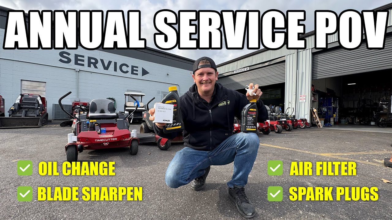 Как провести ежегодное техническое обслуживание газонокосилки Toro TimeCutter!