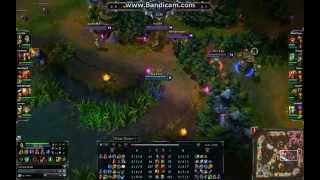epic stealing blue + escape by shaco!!
