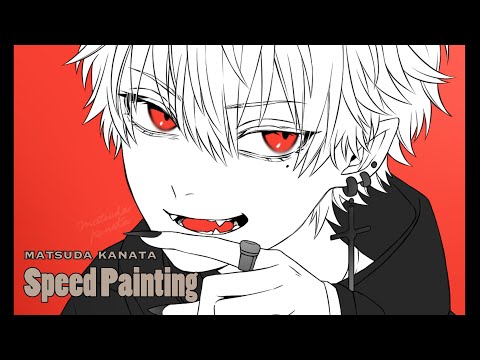 【メイキング】葛葉さん【にじさんじ】【イラスト】