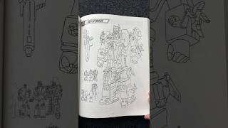 Transformers the Ark! Amazing Generation one artwork. Original character designs. G1 cartoon sketch