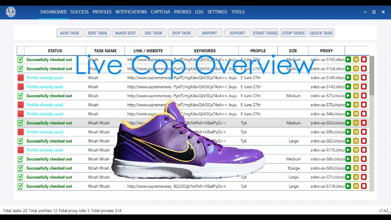 EveAIO Undefeated x Kobe IV Protro Court Purple Live Cop Overview
