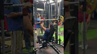 barbell press🔥🔥#shoulder #gym #viralsong #viralvideo #motivation 🥰🥰