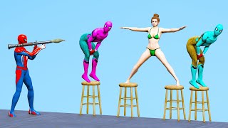 GTA 5 Epic Ragdolls | Spiderman and Super Heroes Jumps/fails Episode 168 (Euphoria Physics)