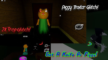How To Get The Traitor Knife When u Are Piggy!! - [Roblox Piggy Halloween Event Traitor Glitches!!]