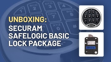 Unboxing the SECURAM SafeLogic Basic Electronic Safe Lock Package