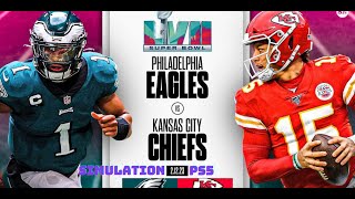Eagles vs Cheifs Super Bowl LVll | Madden 23 | PS5 Simulation 4k 🎮🏈🏆