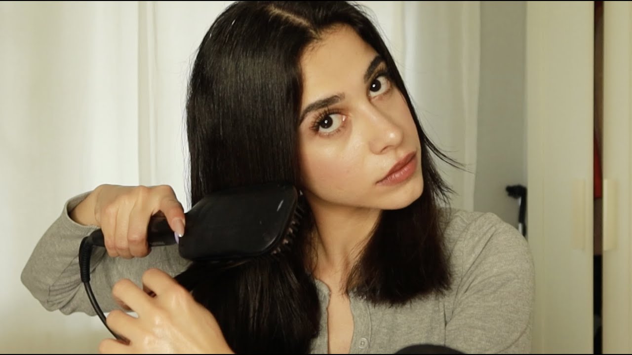 #GRWM 💄 BENİMLE HAZIRLAN! MAKYAJ VE SAÇ TARAMA ASMR TÜRKÇE