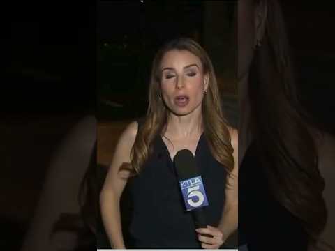 Reporter keeps her cool after insect interrupts live report