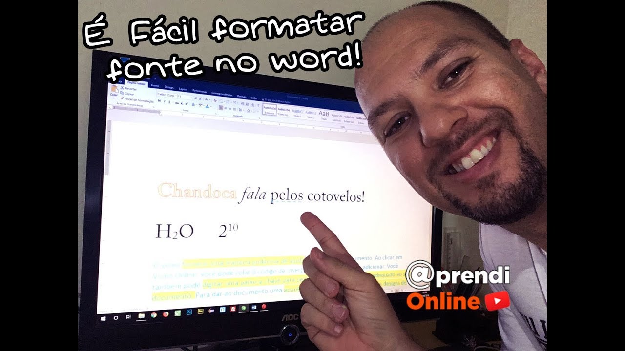 É fácil! o Passo a passo para formatar no word 2016 - YouTube