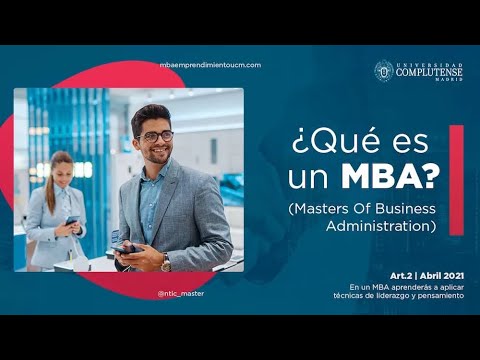 ¿Qué Es La Carrera Profesional De Posgrado De Mba?