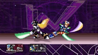Zero Black Armor vs X Blade SSF2 MOD