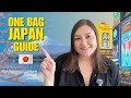 One Bag Japan Travel Guide | How to Plan Your First Trip