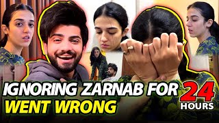 Ignoring Zarnab For 24 Hours Per Us Say Pehlay Hi Phadda Hogaya  | Laraib Khalid | Zarnab Fatima