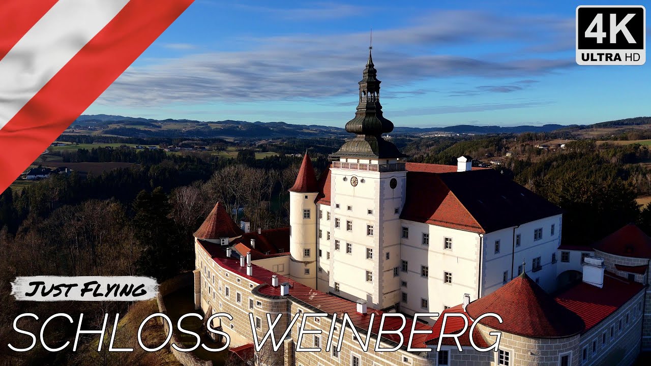 📍 Schloss Weinberg - Kefermarkt (OÖ) - Österreich 🇦🇹 | 4K | Drone | Austria | Cinematic | Castle