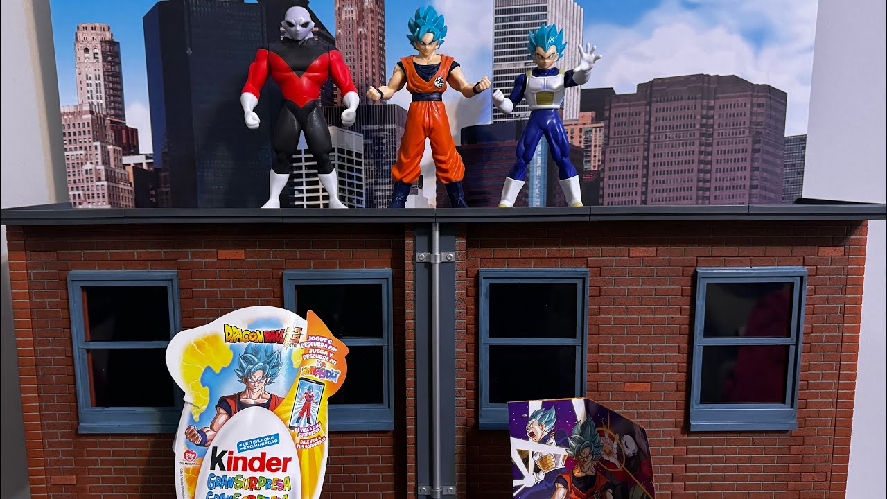 UNBOXING Y TRUCO PARA DIFERENCIAR ENTRE GOKU - VEGETA O JIREN DE HUEVOS KINDER SORPRESA DRAGONBALL Z