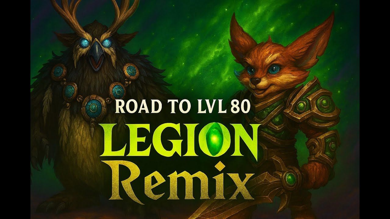 ROAD to Level 80 Balance Druid & Warrior Grind WoW Legion Remix Live ...