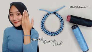 Thread bracelet tutorial || DIY #18