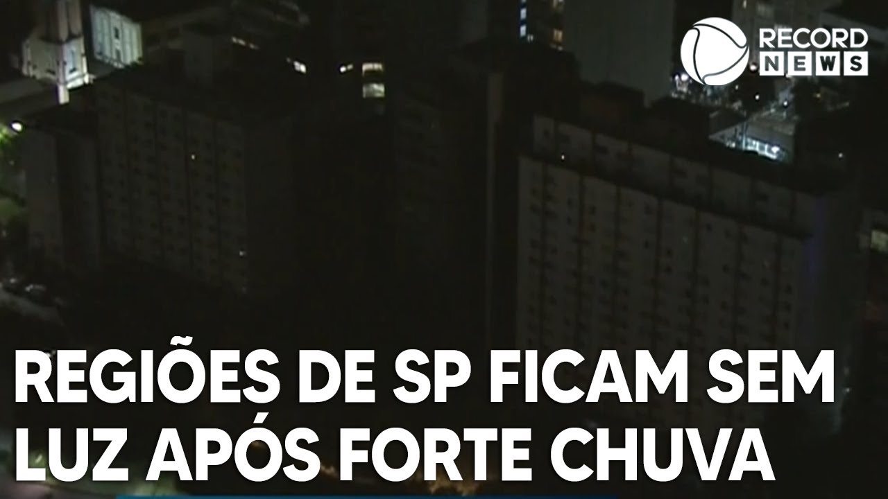 Diversas regiões de São Paulo ficam sem luz nesta sexta-feira