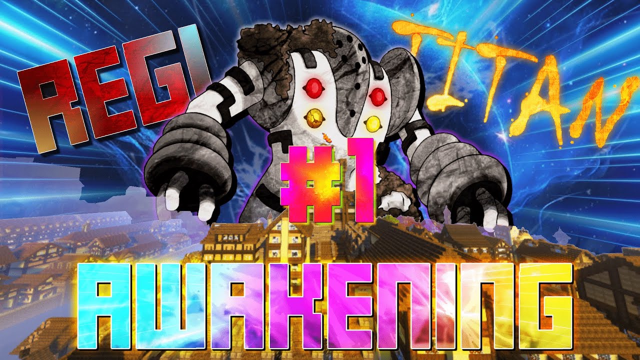 Pixelmon Titan Awakening - ANCIENT REGIGIGAS AWAKENS! -  Episode 1 (Minecraft Pixelmon Roleplay)