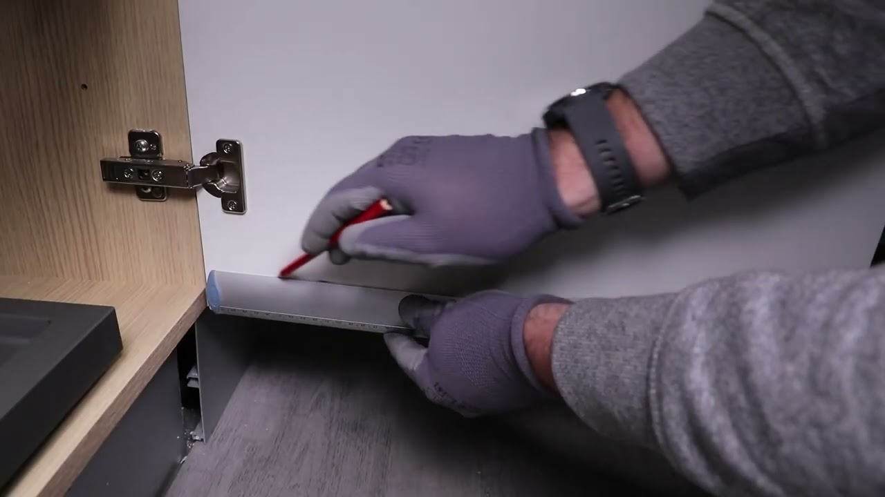 Montage de la poubelle sous evier B363 pour meuble 400 mm – ouverture automatique