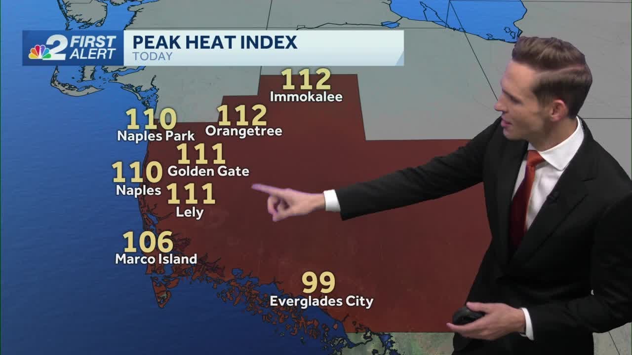 Rain chances drop as we turn up the heat in SWFL Thursday - YouTube