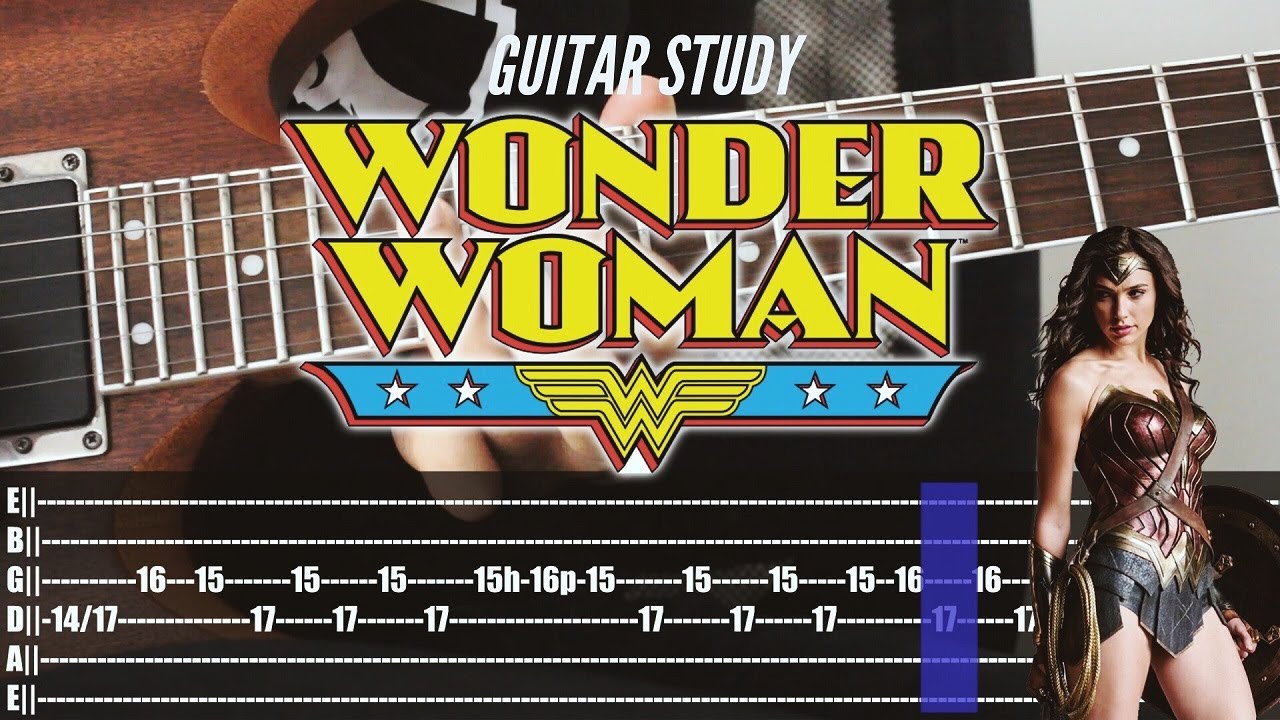 Урок игры на гитаре на тему «Чудо-женщина»