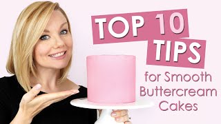 Top 10 Tips for Smooth Buttercream Cakes by CakesbyLynz 48,040 views 1 year ago 14 minutes