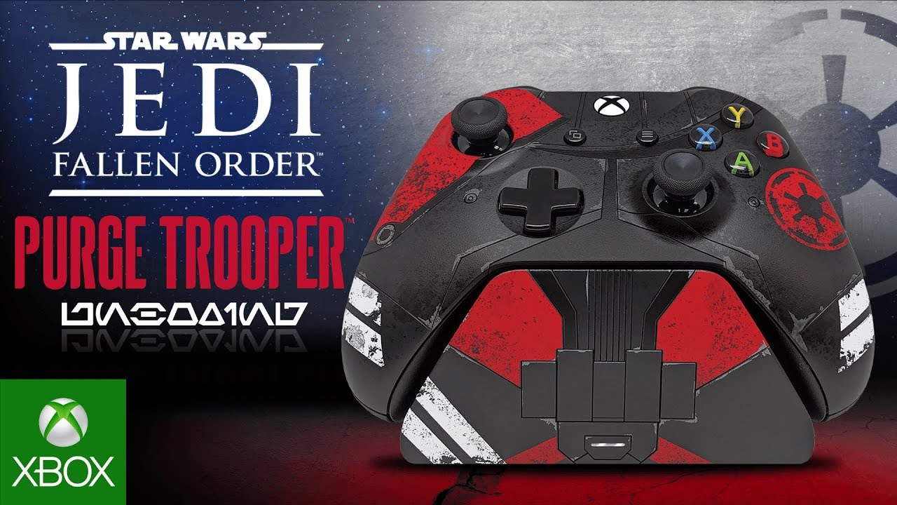 Resultado de imagem para Unboxing Star Wars Jedi: Fallen Order Purge Trooper Xbox Controller and Game Drive"