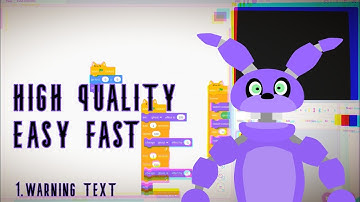 How to make an AMAZING FNAF game on scratch! 2022 [part 1]