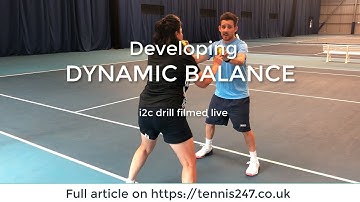 Developing Dynamic Balance in Tennis Players
