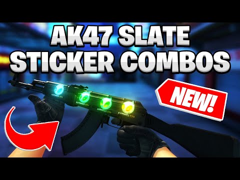 AK47 REDLINE STICKERS COMBINATIONS 2021 - CS:GO 
