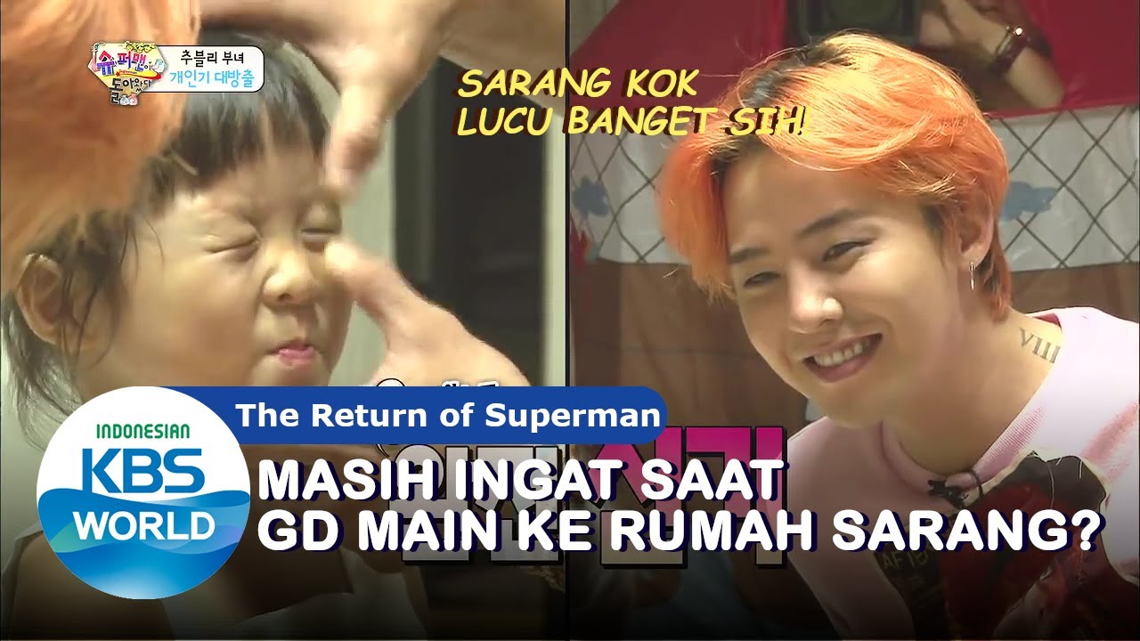 Masih Ingat Saat GD Main ke Rumah Sarang?|Nostalgia Superman|SUB INDO|151004 Siaran KBS WORLD TV|