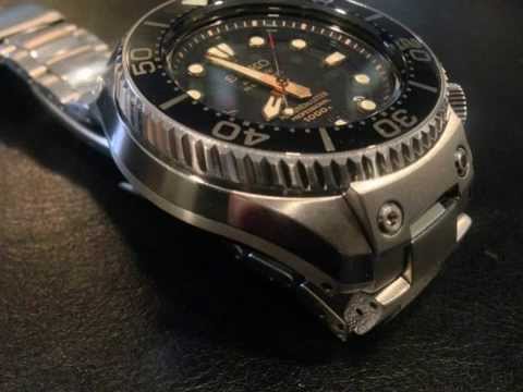 Seiko HiBeat LE 1000m Marinemaster SBEX001 or SBEX001G Pictorial Review -  YouTube