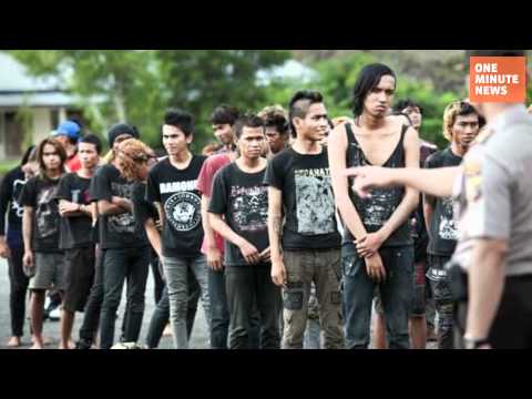 Indonesian Police Raid Punk Concert, Shave off Mohawks and Place Fans in Camp