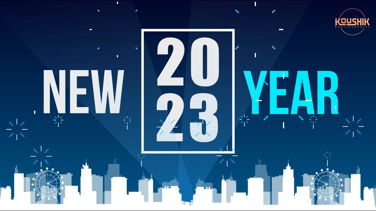 Happy New Year 2023 Motion Animation Video Design - YouTube