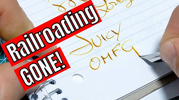 Noodlers Ahab Nib Aanpassing - Railroading Fix