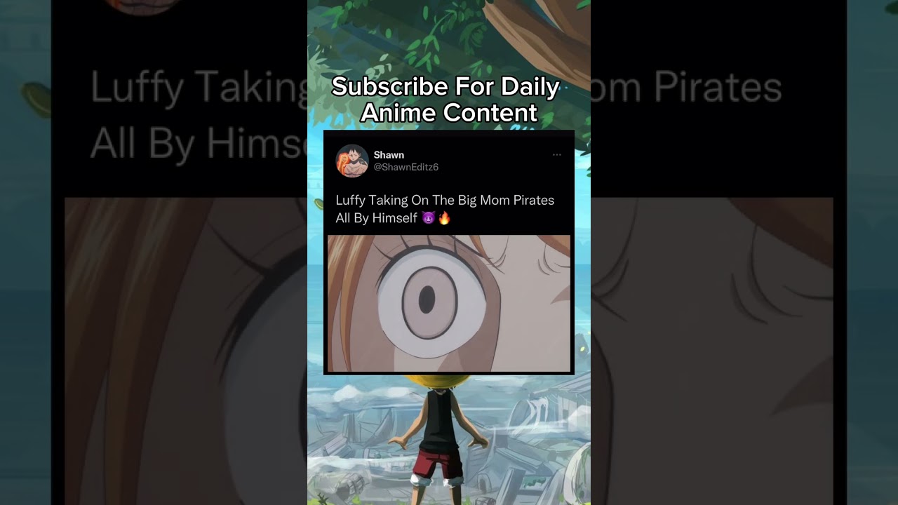 Luffy Vs Big Mom Pirates😈🥶 #shorts #luffy #nami #onepiece #anime #animeedit #fyp #fypシ