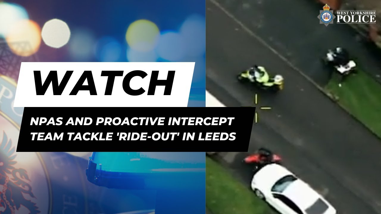 NPAS и Proactive Intercept Team проводят операцию по эвакуации в Лидсе.