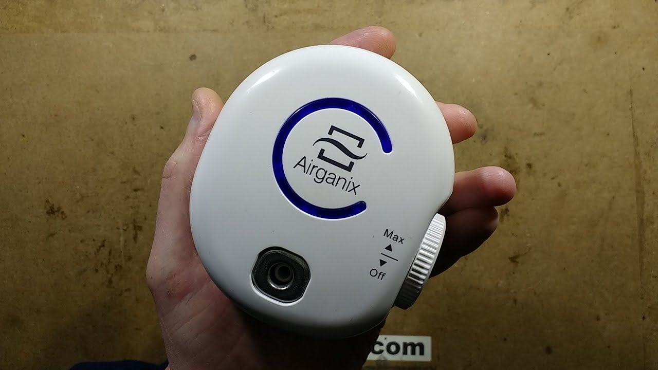 Inside an Airganix low level ozone air steriliser.