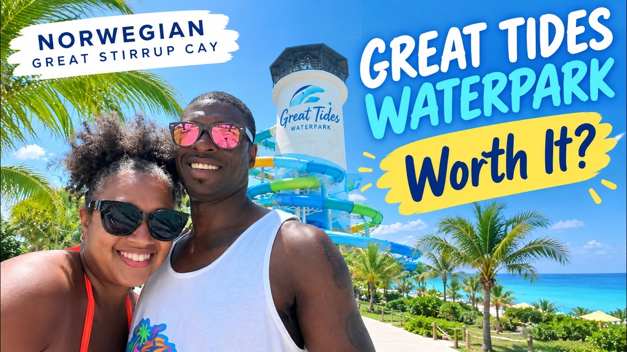 We Were the FIRST to Try Norwegian’s NEW Great Tides Waterpark… Is It Worth It?