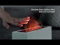 Modern Nordic Style Flame Aroma Diffuser Fireplace Ultrasonic Humidifier For Home Room Gifts items