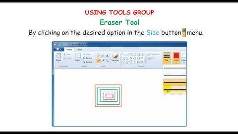 Using Tools Group-Eraser Tool, Brush Tool, Airbrush Tool