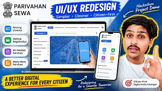 Parivahan Simplified | UI/UX Redesign Hackathon Project screenshot 2