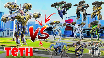 🔥All Robots Vs Teth New Robot - Deatiled Comparison - war robots - This vs That