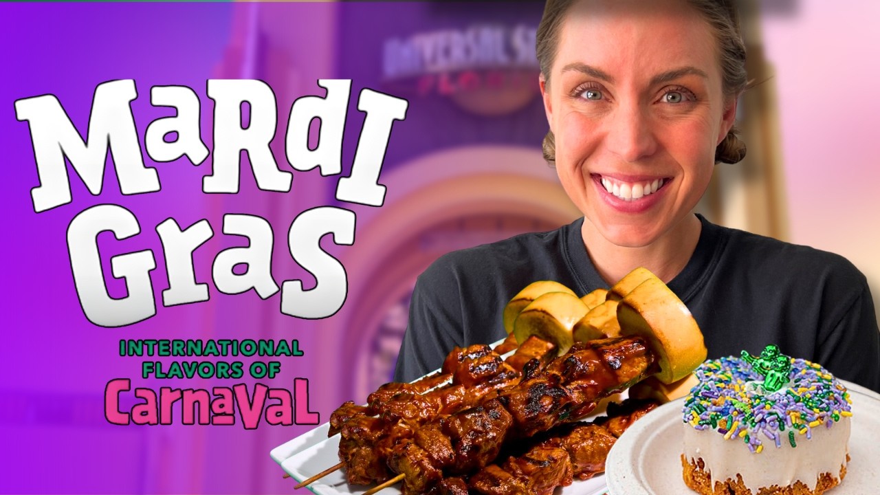 Universal Orlando Mardi Gras 2026 FOOD Guide!